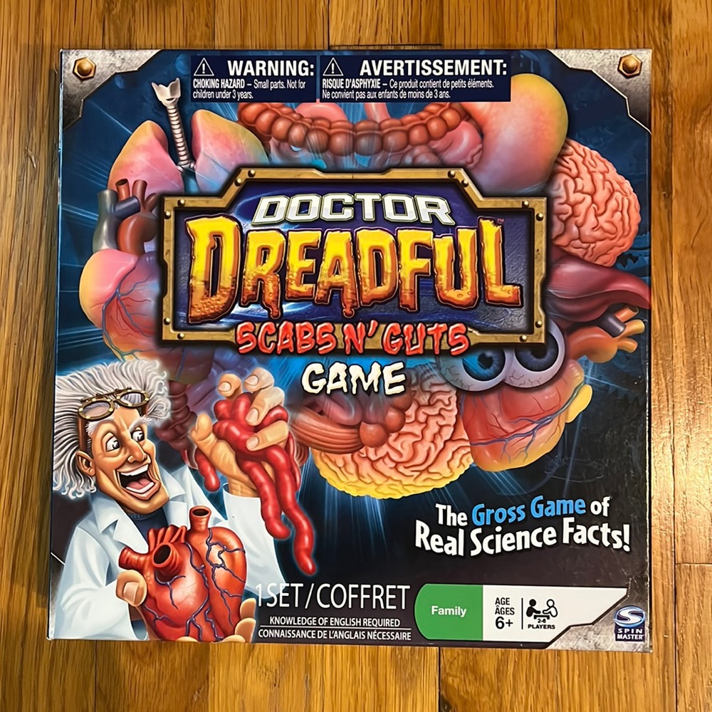 Doctor Dreadful Board Game - NEW - Educational Science Game